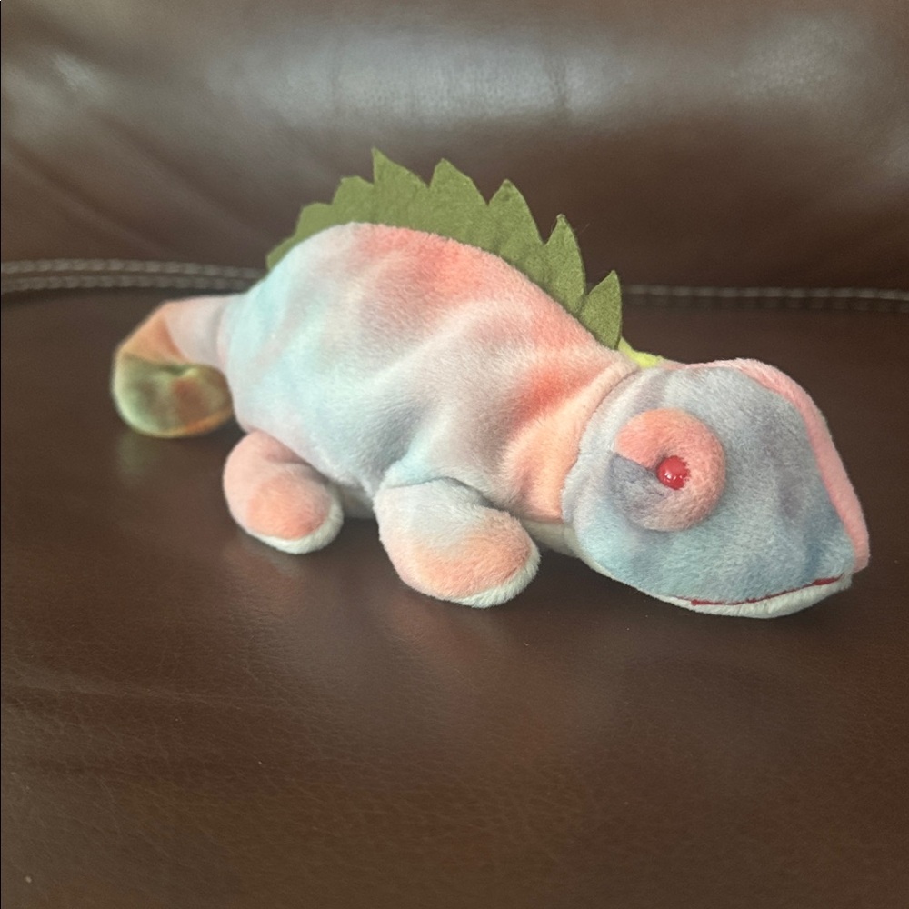 Ty Original Beanie Baby “Iggy” the Iguana 🦎 Retired Vintage Stuffed Plush